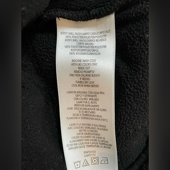 Calvin Klein Performance Teddy Sherpa Zip Up Jacket in Black Size L - Picture 8 of 11